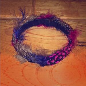 Fairycore feather bangle bracelet 